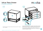 Preview for 7 page of Mocka Urban Three Drawer Assembly Instructions Manual