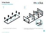 Предварительный просмотр 2 страницы Mocka Vibe Desk Assembly Instructions Manual