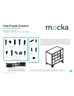 Mocka Vibe Puzzle Drawers Assembly Instructions Manual предпросмотр