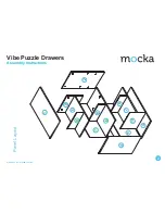 Предварительный просмотр 2 страницы Mocka Vibe Puzzle Drawers Assembly Instructions Manual