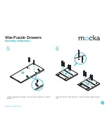 Предварительный просмотр 5 страницы Mocka Vibe Puzzle Drawers Assembly Instructions Manual