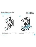 Предварительный просмотр 8 страницы Mocka Vibe Puzzle Drawers Assembly Instructions Manual