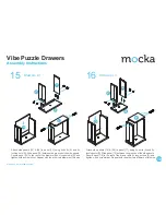 Предварительный просмотр 10 страницы Mocka Vibe Puzzle Drawers Assembly Instructions Manual