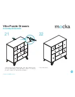 Предварительный просмотр 13 страницы Mocka Vibe Puzzle Drawers Assembly Instructions Manual