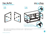 Предварительный просмотр 9 страницы Mocka Vigo Buffet Assembly Instructions Manual