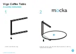 Предварительный просмотр 2 страницы Mocka Vigo Coffee Table Assembly Instructions