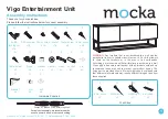 Предварительный просмотр 1 страницы Mocka Vigo Entertainment Unit Assembly Instructions Manual