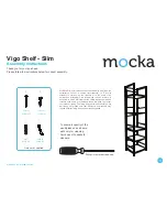 Mocka Vigo Shelf - Slim Assembly Instructions предпросмотр