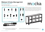 Предварительный просмотр 1 страницы Mocka Watson 8 Assembly Instructions Manual