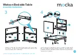 Предварительный просмотр 3 страницы Mocka Watson Bedside Table Assembly Instructions Manual