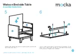 Предварительный просмотр 4 страницы Mocka Watson Bedside Table Assembly Instructions Manual