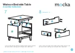 Предварительный просмотр 5 страницы Mocka Watson Bedside Table Assembly Instructions Manual