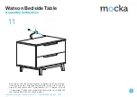 Предварительный просмотр 7 страницы Mocka Watson Bedside Table Assembly Instructions Manual