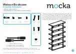 Preview for 1 page of Mocka Watson Bookcase Assembly Instructions