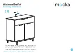 Предварительный просмотр 9 страницы Mocka Watson Buffet Assembly Instructions Manual