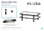 Mocka Watson Coffee Table Assembly Instructions preview