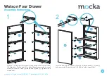 Предварительный просмотр 2 страницы Mocka Watson Four Drawer Assembly Instructions Manual