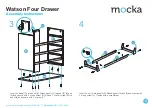 Предварительный просмотр 3 страницы Mocka Watson Four Drawer Assembly Instructions Manual