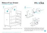 Предварительный просмотр 5 страницы Mocka Watson Four Drawer Assembly Instructions Manual