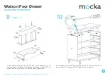 Предварительный просмотр 6 страницы Mocka Watson Four Drawer Assembly Instructions Manual