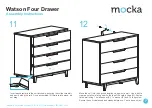 Предварительный просмотр 7 страницы Mocka Watson Four Drawer Assembly Instructions Manual