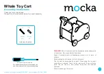 Preview for 1 page of Mocka Whale Toy Cart Assembly Instructions