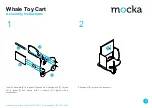 Preview for 2 page of Mocka Whale Toy Cart Assembly Instructions