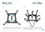 Предварительный просмотр 2 страницы Mocka Winnie Chair Assembly Instructions