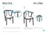 Предварительный просмотр 3 страницы Mocka Winnie Chair Assembly Instructions