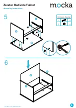 Preview for 6 page of Mocka Zander Bedside Table Assembly Instructions Manual