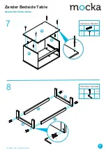 Preview for 7 page of Mocka Zander Bedside Table Assembly Instructions Manual