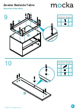 Preview for 8 page of Mocka Zander Bedside Table Assembly Instructions Manual