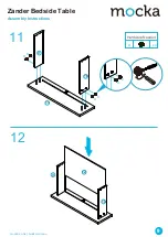 Preview for 9 page of Mocka Zander Bedside Table Assembly Instructions Manual