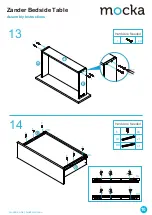 Preview for 10 page of Mocka Zander Bedside Table Assembly Instructions Manual