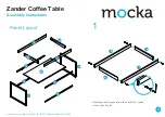 Предварительный просмотр 2 страницы Mocka Zander Coffee Table Assembly Instructions