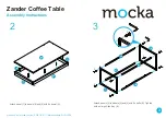 Предварительный просмотр 3 страницы Mocka Zander Coffee Table Assembly Instructions