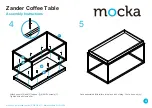 Предварительный просмотр 4 страницы Mocka Zander Coffee Table Assembly Instructions