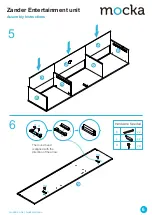 Preview for 6 page of Mocka Zander Entertainment unit Assembly Instructions Manual