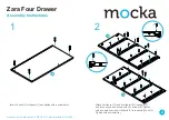 Предварительный просмотр 2 страницы Mocka Zara Four Drawer Assembly Instructions Manual