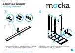 Предварительный просмотр 3 страницы Mocka Zara Four Drawer Assembly Instructions Manual