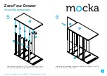 Предварительный просмотр 4 страницы Mocka Zara Four Drawer Assembly Instructions Manual