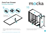 Предварительный просмотр 6 страницы Mocka Zara Four Drawer Assembly Instructions Manual