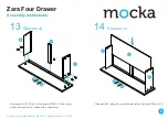 Предварительный просмотр 8 страницы Mocka Zara Four Drawer Assembly Instructions Manual