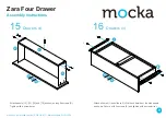 Предварительный просмотр 9 страницы Mocka Zara Four Drawer Assembly Instructions Manual