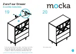 Предварительный просмотр 11 страницы Mocka Zara Four Drawer Assembly Instructions Manual