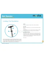 Preview for 4 page of Mocka Zed Scooter Assembly Instructions