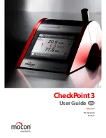 Preview for 1 page of Mocon CheckPoint 3 User Manual