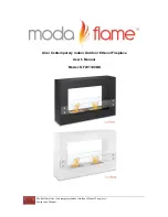 Preview for 1 page of Moda flame Alcoi GF201300BK User Manual