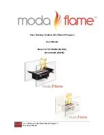 Preview for 1 page of Moda flame Cavo GF301900BK User Manual