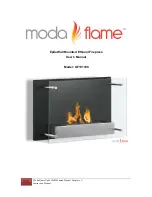 Moda flame GF101300 User Manual preview